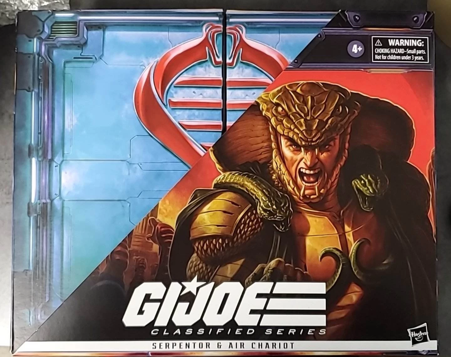 Hasbro G.I. Joe Classified Series Serpentor And Air Chariot Action Figure And Vehicle 4 Hasbro G.I. Joe Classified Series Serpentor And Air Chariot Action Figure And Vehicle - Image 2