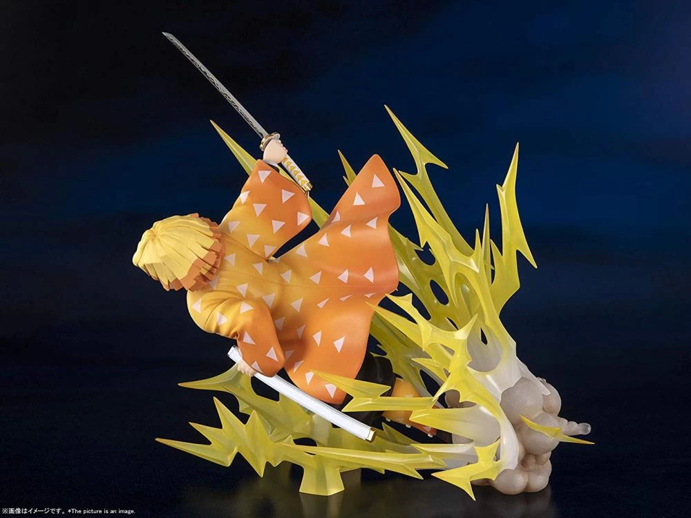 Bandai Figuarts Zero Demon Slayer: Kimetsu No Yaiba Zenitsu Agatsuma (Breath Of Thunder Ver.) Statue 5 Bandai Figuarts Zero Demon Slayer: Kimetsu No Yaiba Zenitsu Agatsuma (Breath Of Thunder Ver.) Statue - Image 3