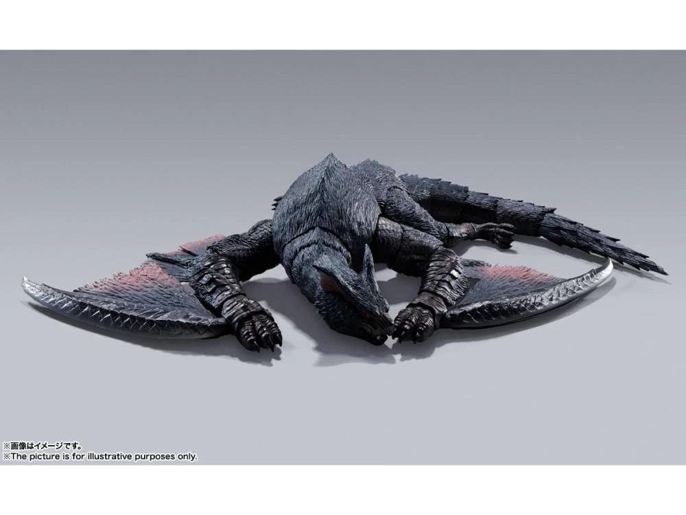 Bandai S.H. MonsterArts Monster Hunter Nargacuga Action Figure (With 1st Run Bonus) 9 Bandai S.H. MonsterArts Monster Hunter Nargacuga Action Figure (With 1st Run Bonus) - Image 7