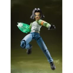 Bandai S.H. Figuarts Dragon Ball Super Android 17 (Universe Survival Saga) Exclusive Action Figure -Toy Shop 4573102618740f