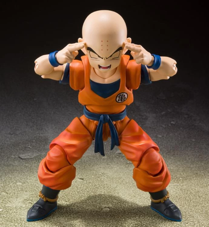 Bandai S.H. Figuarts Dragon Ball Z Krillin Earth's Strongest Man Action Figure 8 Bandai S.H. Figuarts Dragon Ball Z Krillin Earth's Strongest Man Action Figure - Image 6