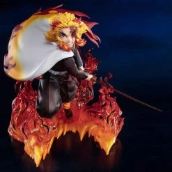 Bandai Figuarts Zero Demon Slayer: Kimetsu No Yaiba Kyojuro Rengoku (Flame Hashira) Statue -Toy Shop 4573102621054f