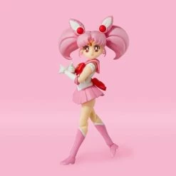 Bandai S.H. Figuarts Sailor Chibi Moon Animation Color Edition Sailor Moon Action Figure -Toy Shop 4573102629838b