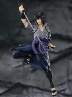 Bandai S.H. Figuarts Naruto: Shippuden Sasuke Uchiha - He Who Bears All Hatred- Action Figure -Toy Shop 4573102634504b