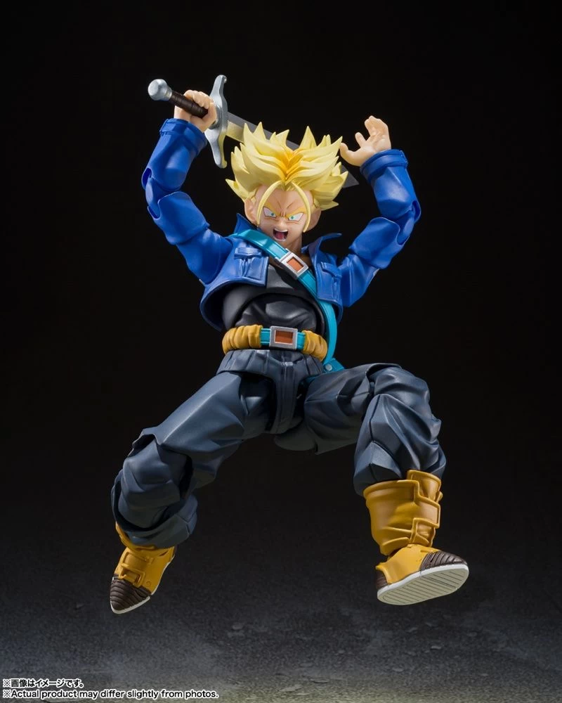 Bandai S.H. Figuarts Dragon Ball Z Super Saiyan Trunks -The Boy From The Future- Action Figure 4 Bandai S.H. Figuarts Dragon Ball Z Super Saiyan Trunks -The Boy From The Future- Action Figure - Image 2