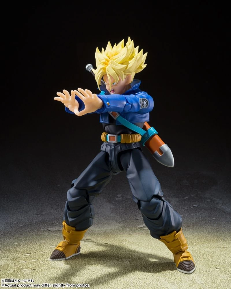 Bandai S.H. Figuarts Dragon Ball Z Super Saiyan Trunks -The Boy From The Future- Action Figure 8 Bandai S.H. Figuarts Dragon Ball Z Super Saiyan Trunks -The Boy From The Future- Action Figure - Image 6