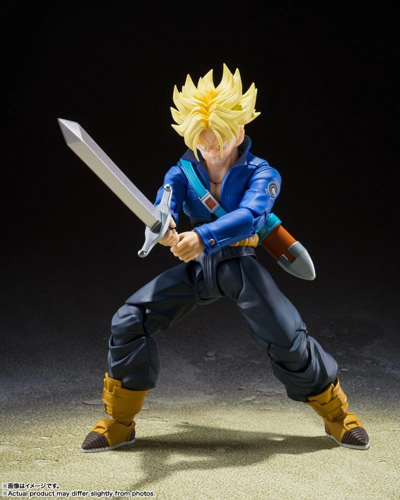 Bandai S.H. Figuarts Dragon Ball Z Super Saiyan Trunks -The Boy From The Future- Action Figure 9 Bandai S.H. Figuarts Dragon Ball Z Super Saiyan Trunks -The Boy From The Future- Action Figure - Image 7