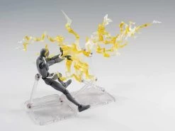 Bandai Tamashii Effect Thunder Yellow Version Stand Base Stage S.H Figuarts -Toy Shop 4573102641670f
