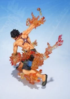 Bandai Figuarts Zero One Piece Portgas D. Ace (Brother's Bond) Reissue Statue -Toy Shop 4573102655356c