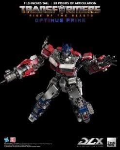 ThreeZero Transformers: Rise Of The Beasts Optimus Prime DLX Action Figure 23 ThreeZero Transformers: Rise Of The Beasts Optimus Prime DLX Action Figure -Toy Shop 4895250807334f