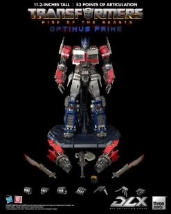 ThreeZero Transformers: Rise Of The Beasts Optimus Prime DLX Action Figure