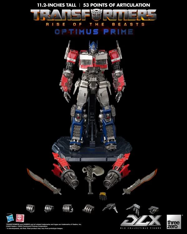 ThreeZero Transformers: Rise Of The Beasts Optimus Prime DLX Action Figure 3 ThreeZero Transformers: Rise Of The Beasts Optimus Prime DLX Action Figure