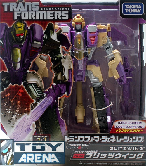 Transformers Generations TG-22 Blitzwing Decepticon Fall Of Cybertron Action Figure 3 Transformers Generations TG-22 Blitzwing Decepticon Fall Of Cybertron Action Figure