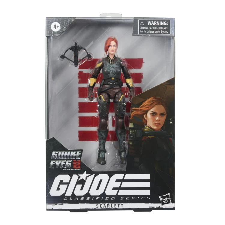 Hasbro G.I. Joe Classified Series Snake Eyes: GI Joe Origins Movie Scarlett Action Figure 5 Hasbro G.I. Joe Classified Series Snake Eyes: GI Joe Origins Movie Scarlett Action Figure - Image 3