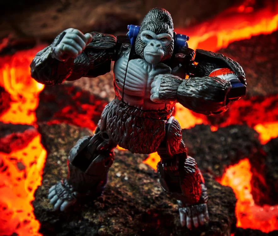 Hasbro Transformers Generations War For Cybertron: Kingdom Voyager Optimus Primal Action Figure WFC-K8 7 Hasbro Transformers Generations War For Cybertron: Kingdom Voyager Optimus Primal Action Figure WFC-K8 - Image 5