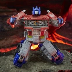 Hasbro Transformers Generations War For Cybertron: Kingdom Leader Optimus Prime Action Figure WFC-K11 -Toy Shop 5010993767021c