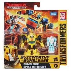Hasbro Transformers War For Cybertron Trilogy Core Buzzworthy Bumblebee And Spike Witwicky 2 Pack Action Figure -Toy Shop 5010993777723