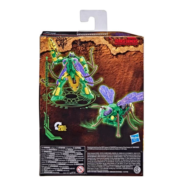 Hasbro Transformers Generations War For Cybertron: Kingdom Deluxe Waspinator Action Figure WFC-K34 6 Hasbro Transformers Generations War For Cybertron: Kingdom Deluxe Waspinator Action Figure WFC-K34 - Image 4