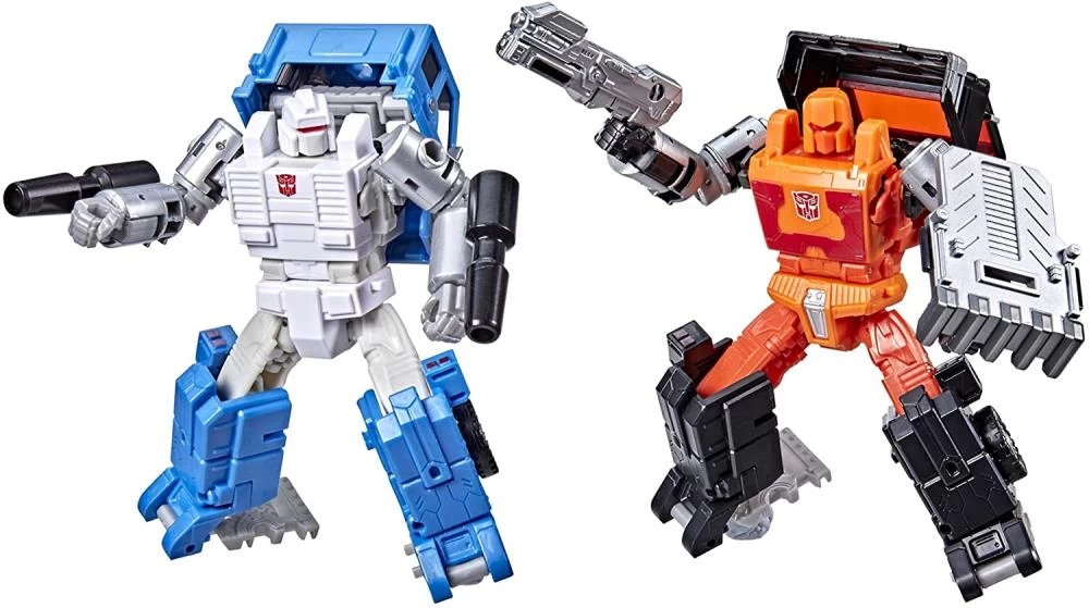Hasbro Transformers Generations War For Cybertron Golden Disk Collection Deluxe Autobot Puffer And Road Ranger Action Figure Exclusive 2-Pack 3 Hasbro Transformers Generations War For Cybertron Golden Disk Collection Deluxe Autobot Puffer And Road Ranger Action Figure Exclusive 2-Pack