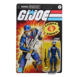 Hasbro Retro G.I. Joe Cobra Officer And Cobra Trooper 2 Pack Collection Action Figure -Toy Shop 5010993963201a