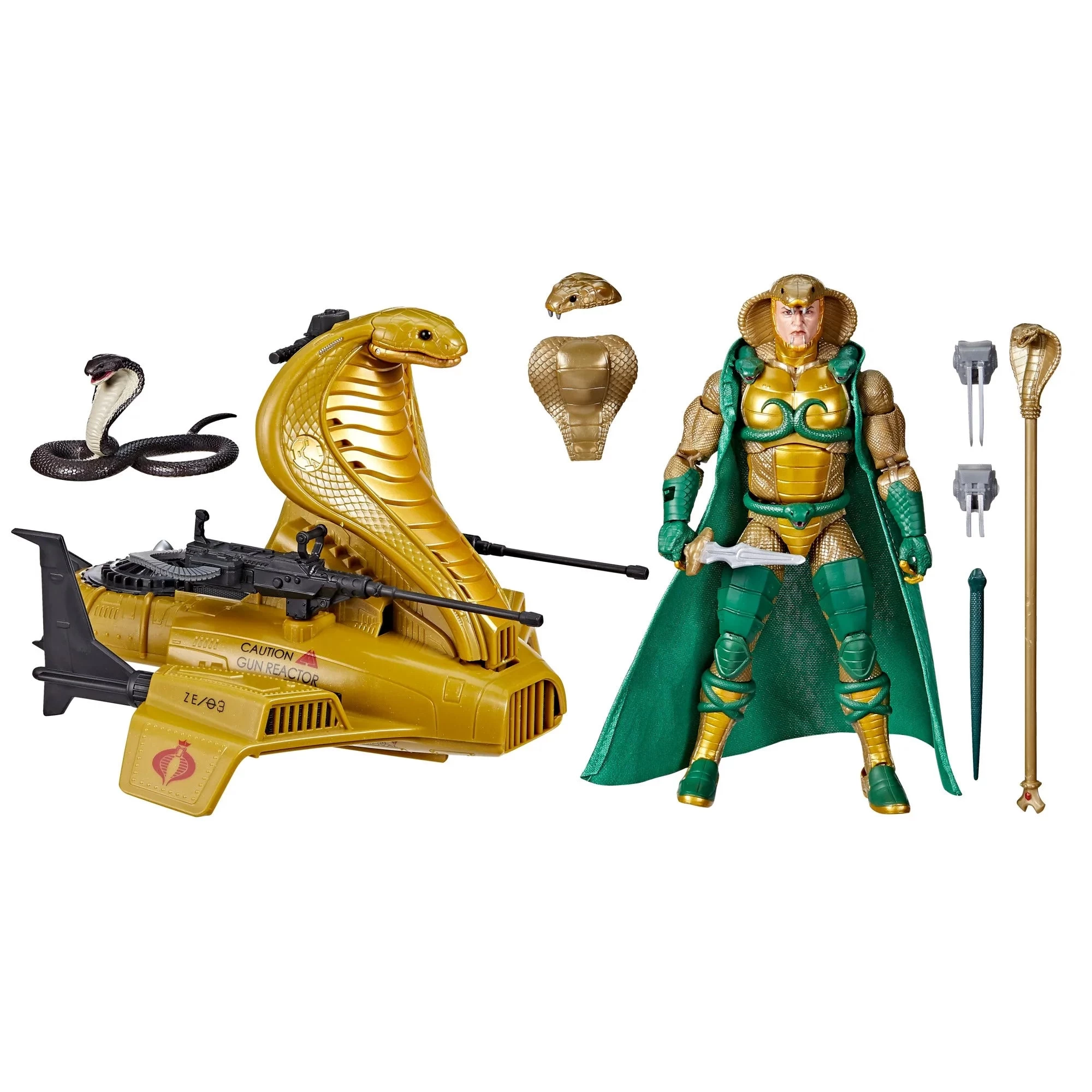 Hasbro G.I. Joe Classified Series Serpentor And Air Chariot Action Figure And Vehicle 3 Hasbro G.I. Joe Classified Series Serpentor And Air Chariot Action Figure And Vehicle