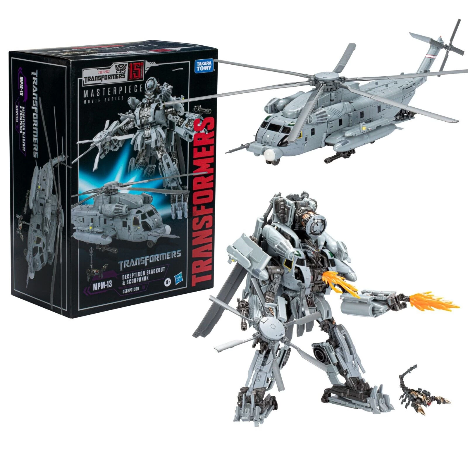 Takara Transformers Masterpiece Movie Series MPM-13 Blackout And Scorponok Action Figure 10 Takara Transformers Masterpiece Movie Series MPM-13 Blackout And Scorponok Action Figure - Image 8
