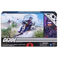 Hasbro G.I. Joe Classified Series Tele-Viper & Cobra Flight Pod (Trubble Bubble) Action Figure And Vehicle -Toy Shop 5010996111524