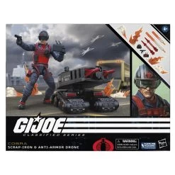 Hasbro G.I. Joe Classified Series Scrap-Iron & Anti-Armor Drone Action Figure -Toy Shop 5010996112552