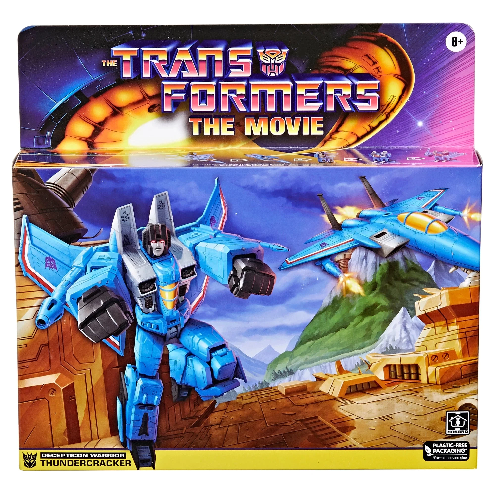 Hasbro Transformers The Movie Retro Decepticon Warrior Thundercracker Action Figure 5 Hasbro Transformers The Movie Retro Decepticon Warrior Thundercracker Action Figure - Image 3