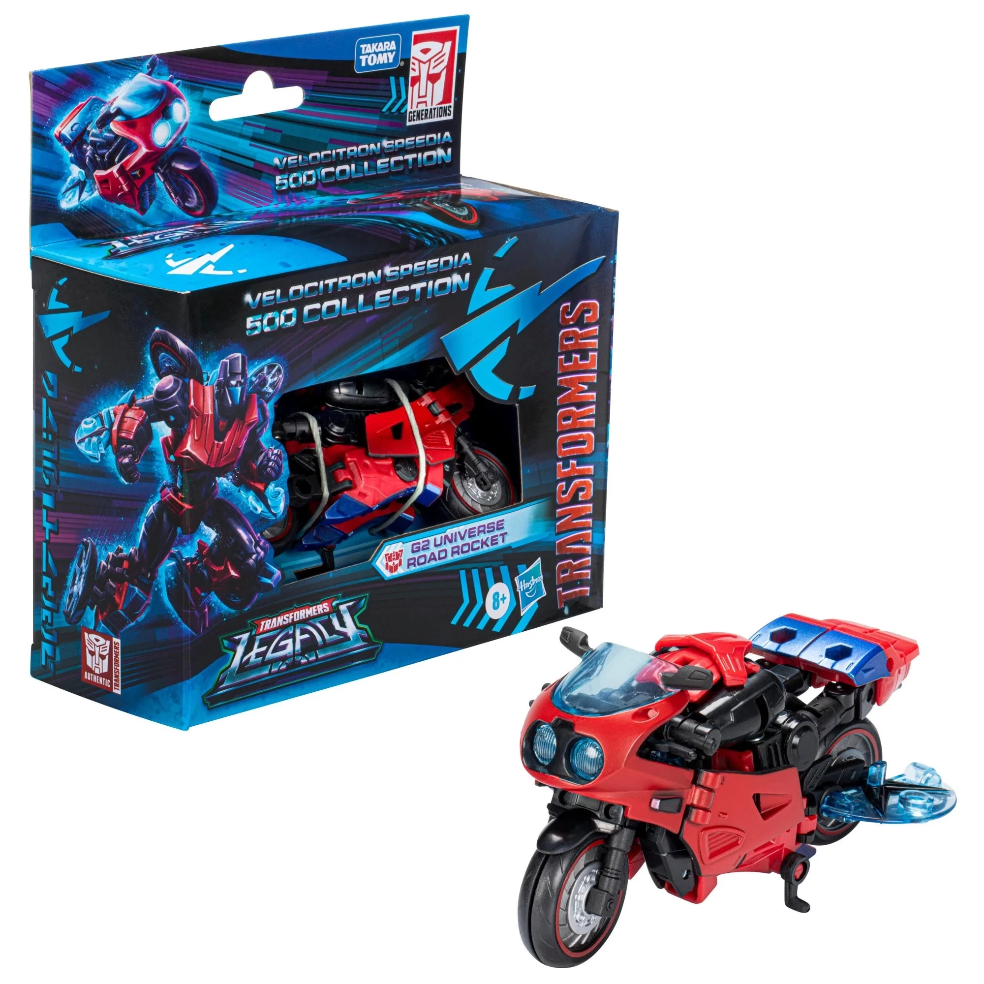 Hasbro Transformers Legacy Velocitron Speedia 500 Collection Deluxe G2 Universe Road Rocket Action Figure 3 Hasbro Transformers Legacy Velocitron Speedia 500 Collection Deluxe G2 Universe Road Rocket Action Figure