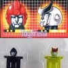 Transformers E-Hobby Ironhide & Ratchet Custom Heads Black And Green Version -Toy Shop ehobbyhead